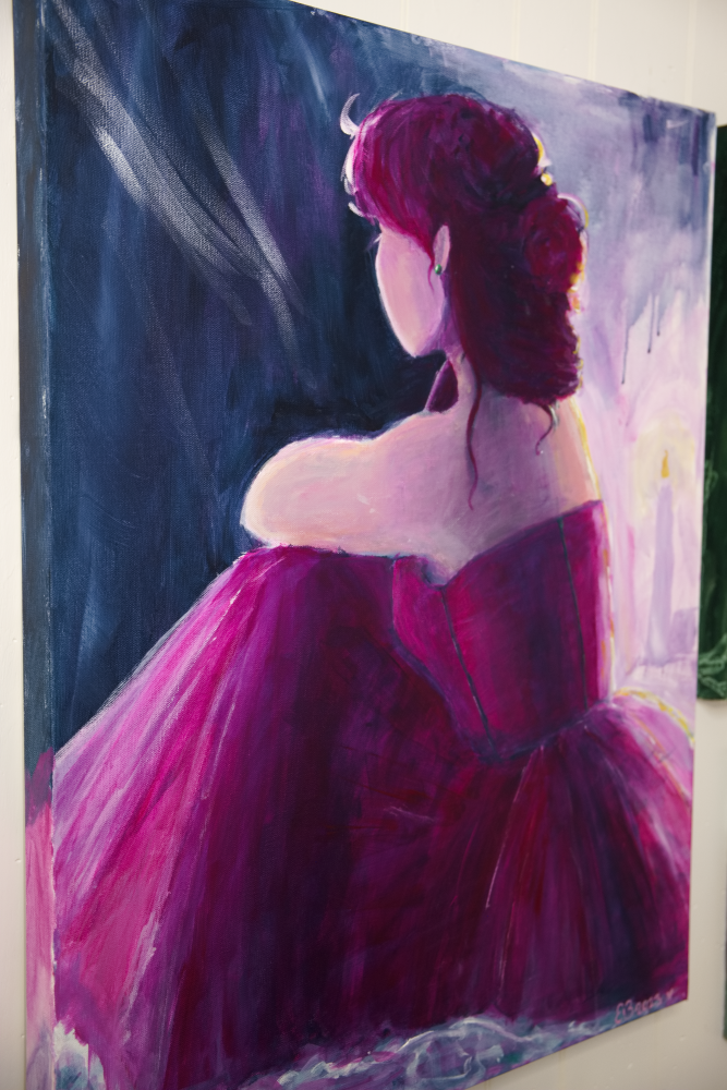 Disenchanted: 30x24in Original Acrylic Painting