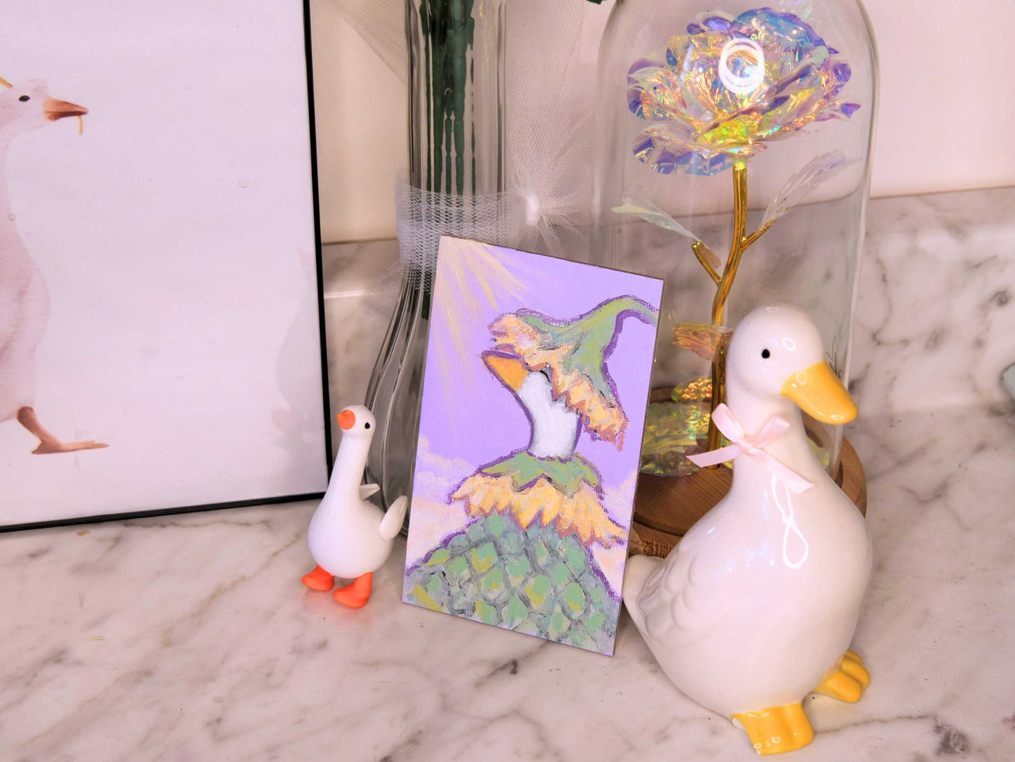 Positively Radiant | Original Oil Painting | 3x5in Mini
