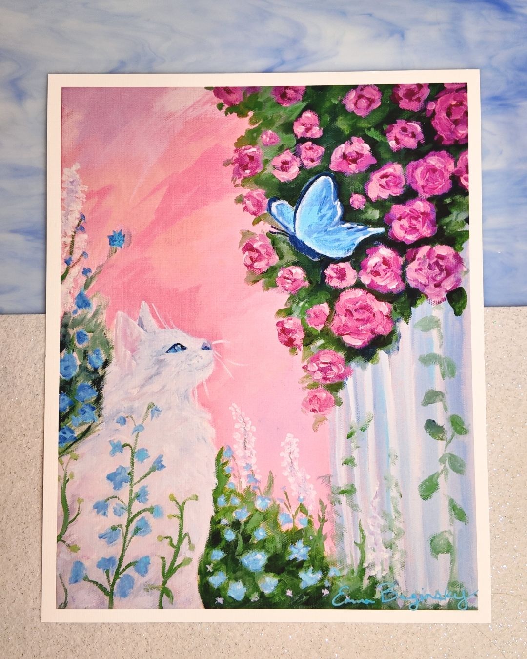 Sunset Garden Stroll | Print | 8x10in