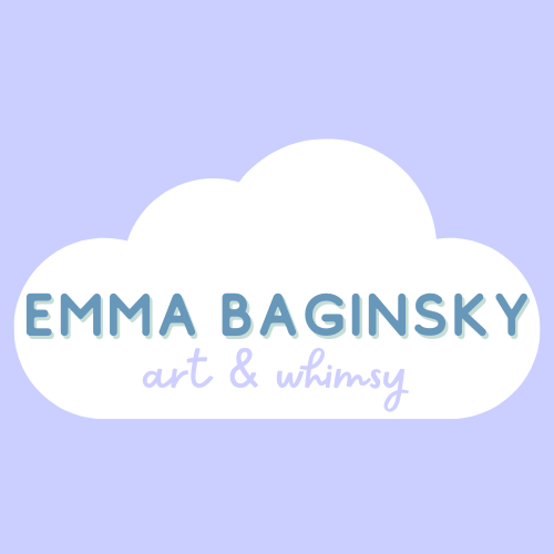 Emma Baginsky Art & Whimsy Logo