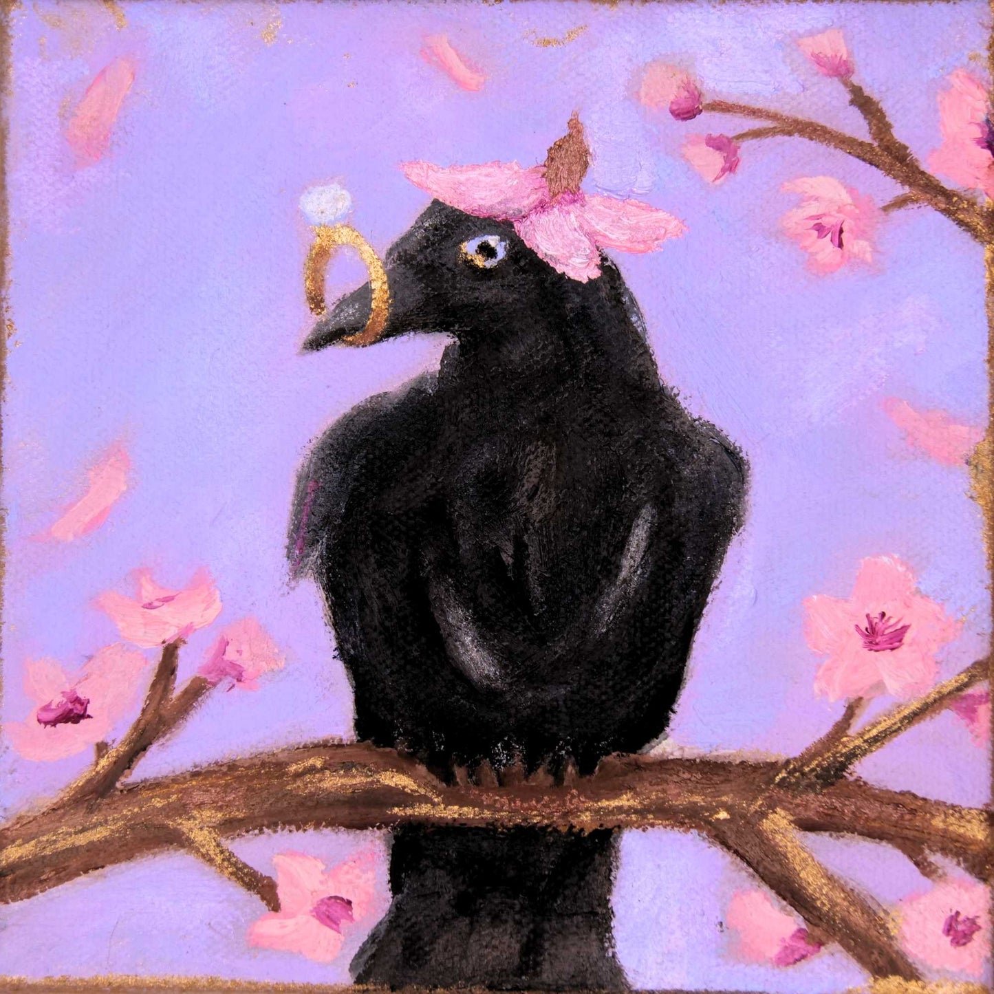 Finders Keepers | Original Oil Painting | 6x6in
