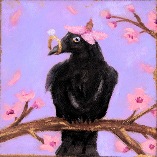 Finders Keepers | Original Oil Painting | 6x6in