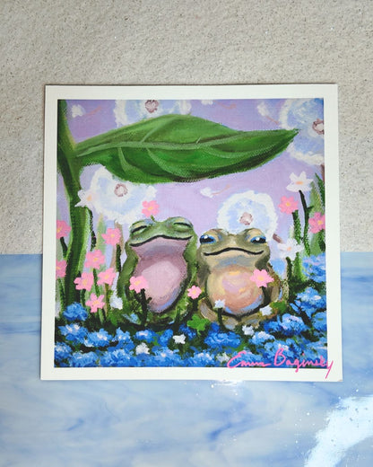 Frog Friends | Print | 6x6in