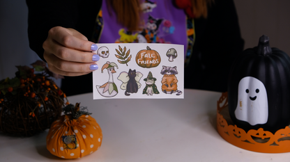 Fall Friends Bundle [Postcard & Sticker Set]