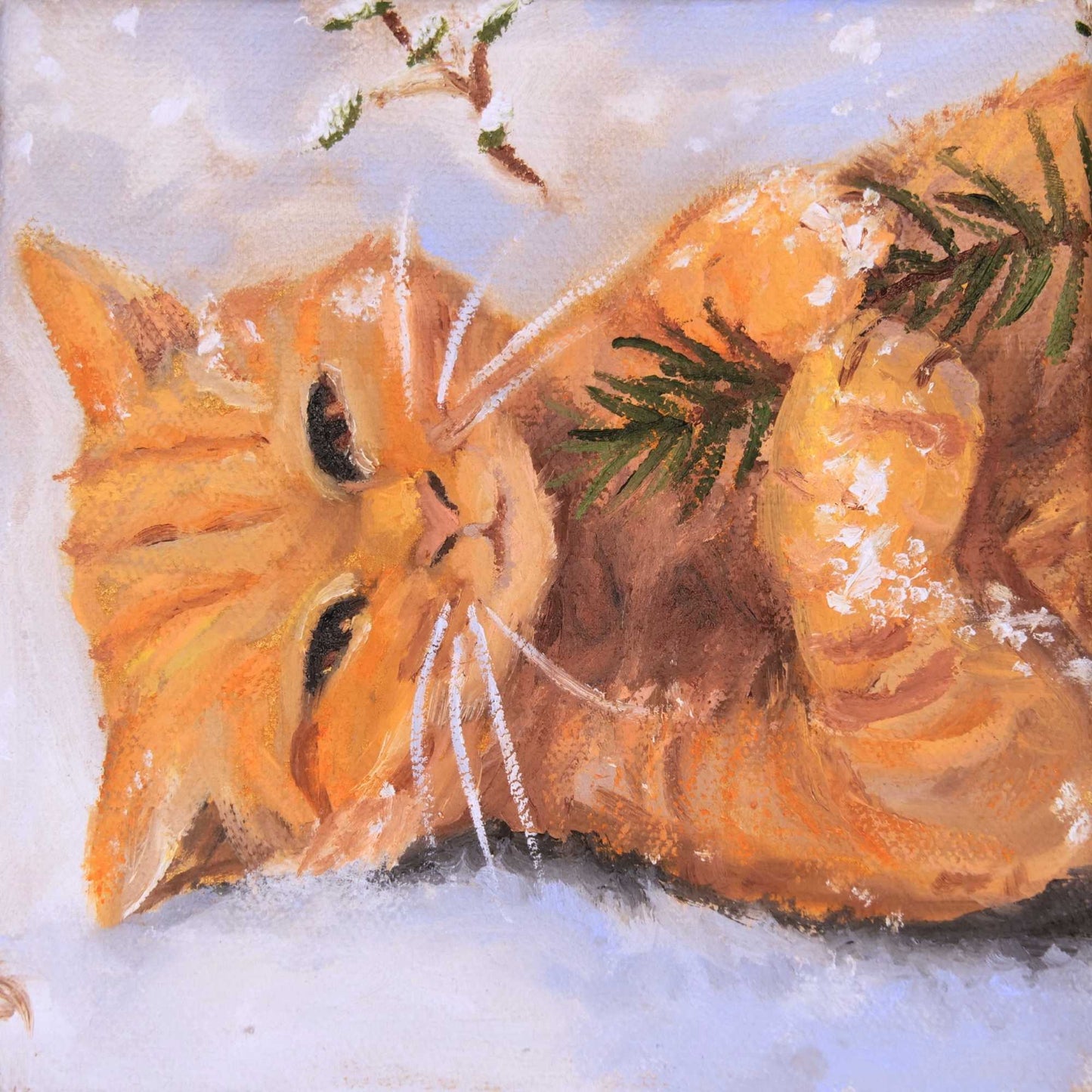 Orange Rascal | Print | 6x6in