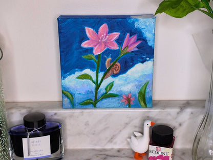 The Scenic Route | Original Oil Painting | 6x6in
