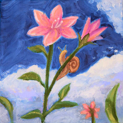 The Scenic Route | Original Oil Painting | 6x6in